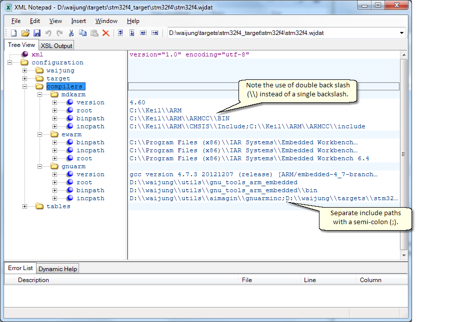 modifycompilerpathdemo